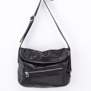 HOBO Black Leather Crossbody Bag